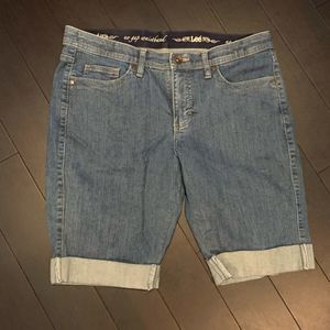 Lee "No Gap Waistband" Jean Shorts, 12P